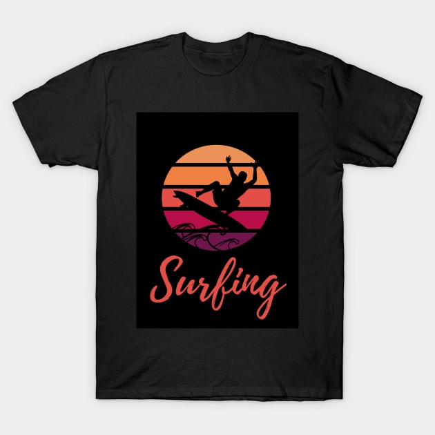 surfing T-Shirt by FeaturedDes